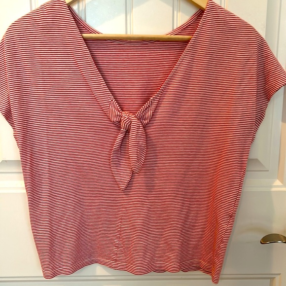 MNG basics Red and White stripe top - size XS - Picture 2 of 3